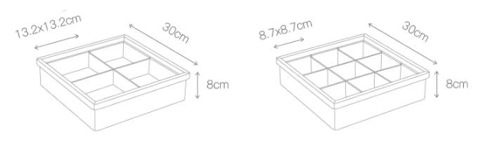  Bamboo Drawer Dividers, Storage Boxes, Closet Organizers, Under Bed Organizer 