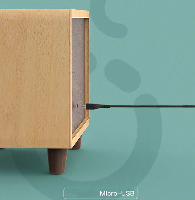 Brief wooden tissue box with mobile phone wireless charging