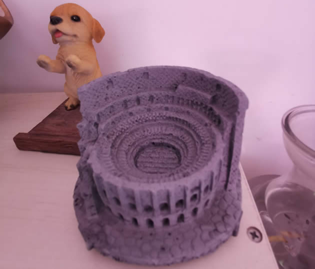 Classic Colosseum Concrete Model Small Decoration Ornaments