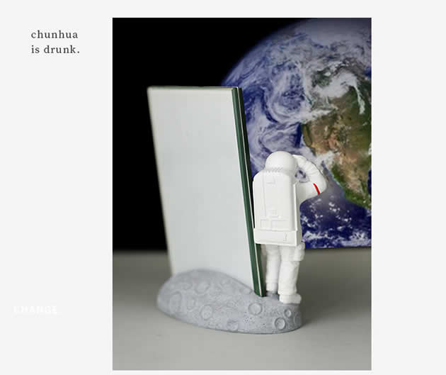 Creative astronaut desktop decoration photo frame