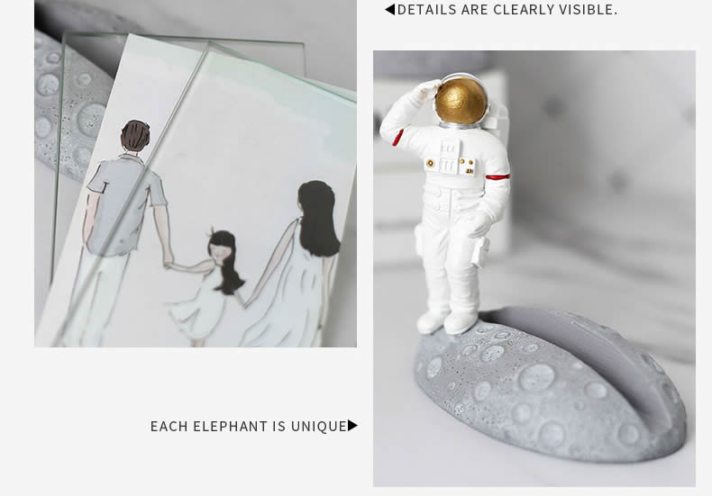 Creative astronaut desktop decoration photo frame