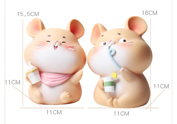 Cute cartoon little mouse change piggy bank Children gift idea