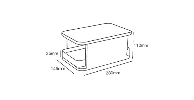 Simple Desktop Storage Wooden Tissue Box