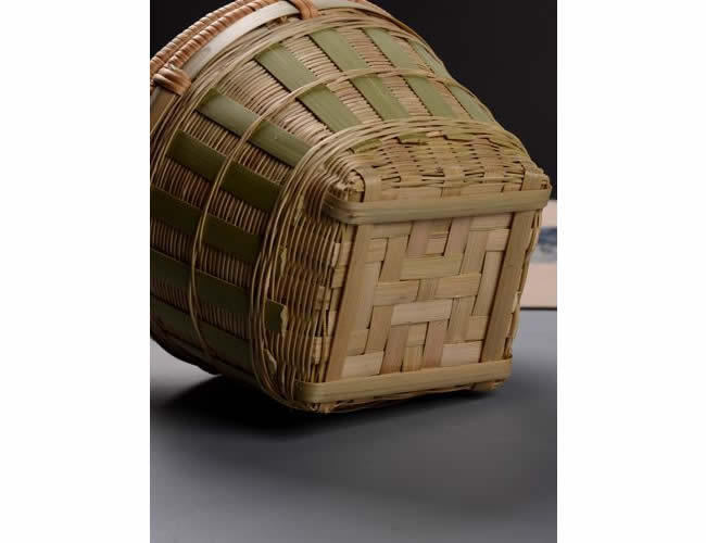 Country Bamboo Woven Tissue Box