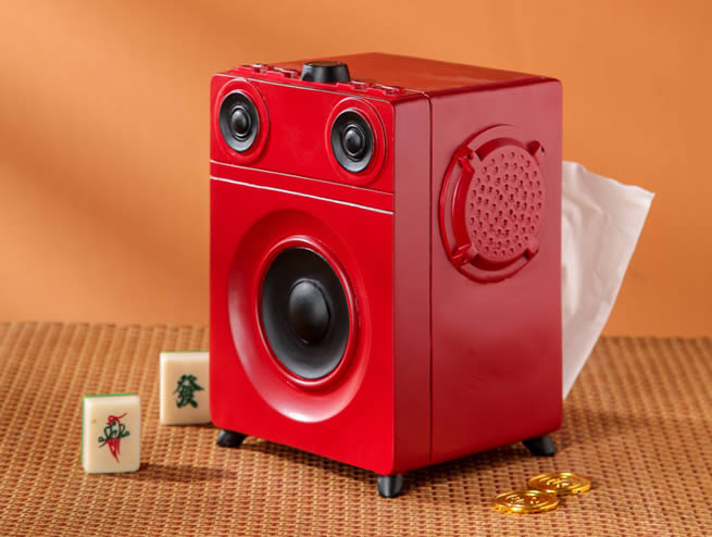 Retro Audio Tissue Box Living Room Desktop Decoration