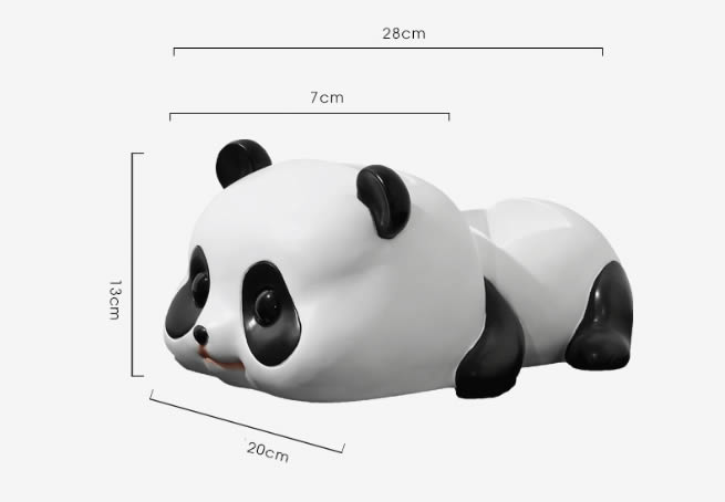 Cute Panda Phone Remote Organizing Storage Box & Tissue Box