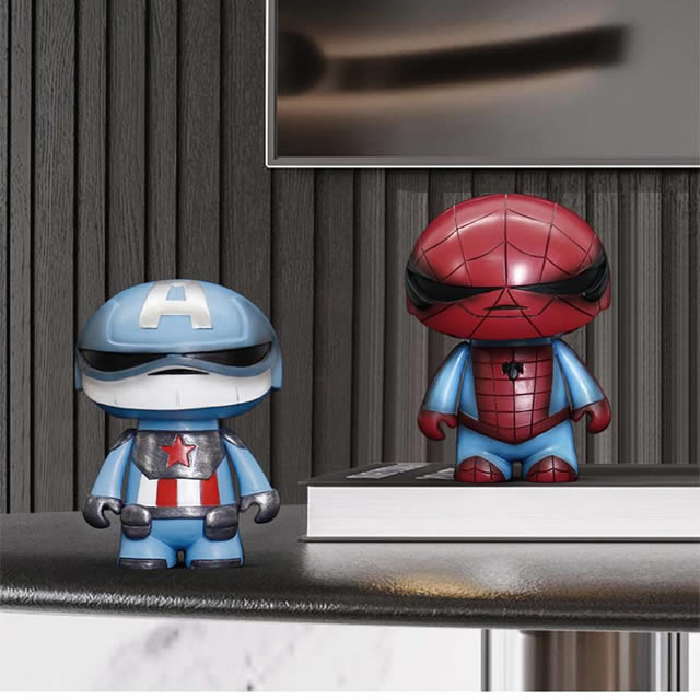 Classic Iron Man Spiderman Doll Decorative Ornaments