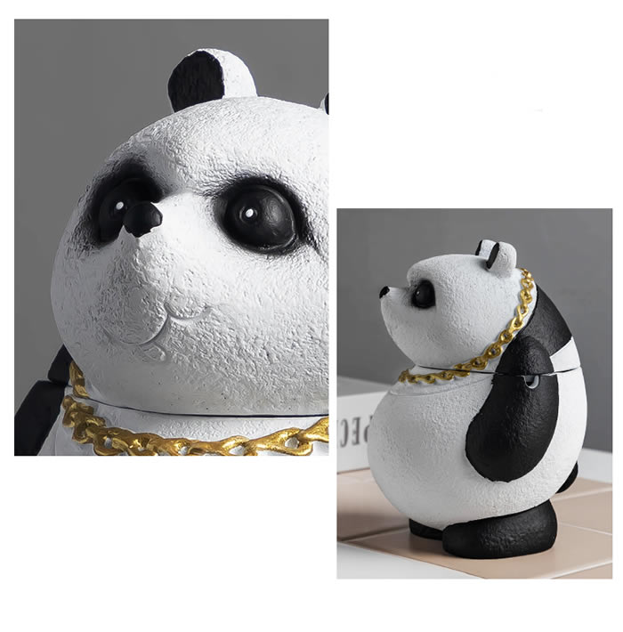 Cool Panda Ashtray Decorative Personality Decorative Ornament