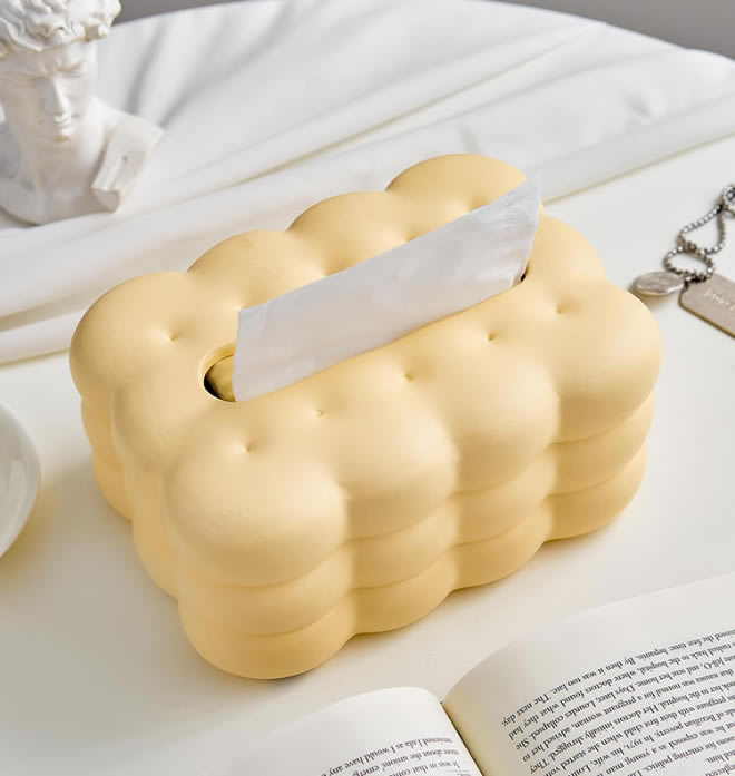 Creative Biscuit Shape Home Decoration Tissue Box