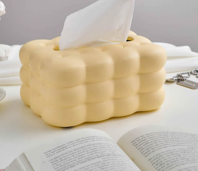 Creative Biscuit Shape Home Decoration Tissue Box