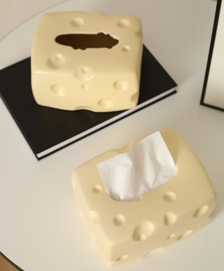 Creative Cheese Shaped Tissue Box