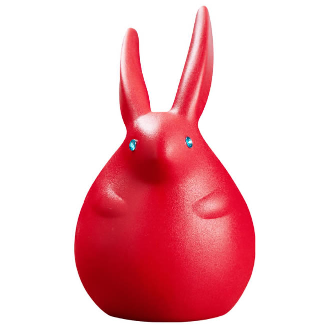 Cute Red Rabbit Ceramic Piggy Bank