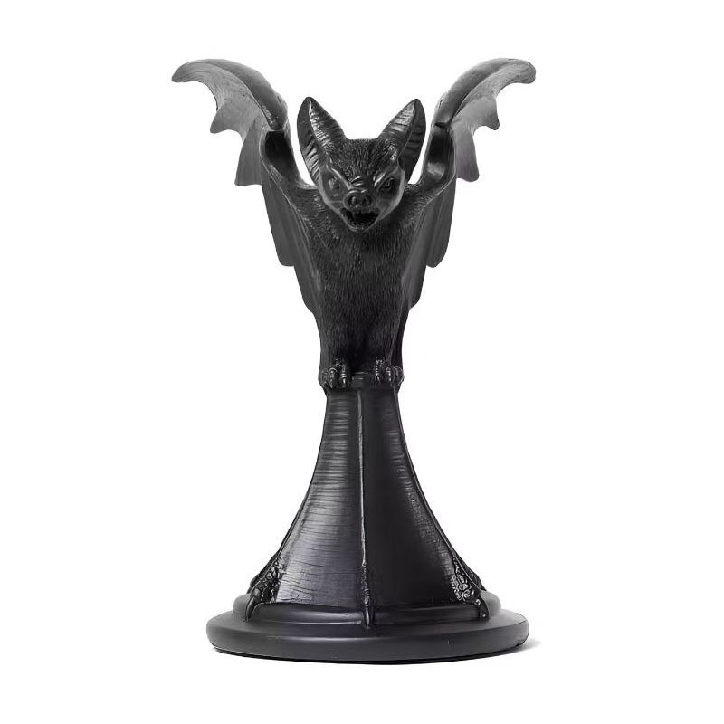 Bat Shaped Candle Holder Tabletop Decorations Statue