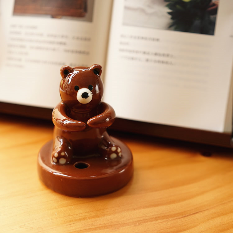 Bear Pen Holder In An Embrace