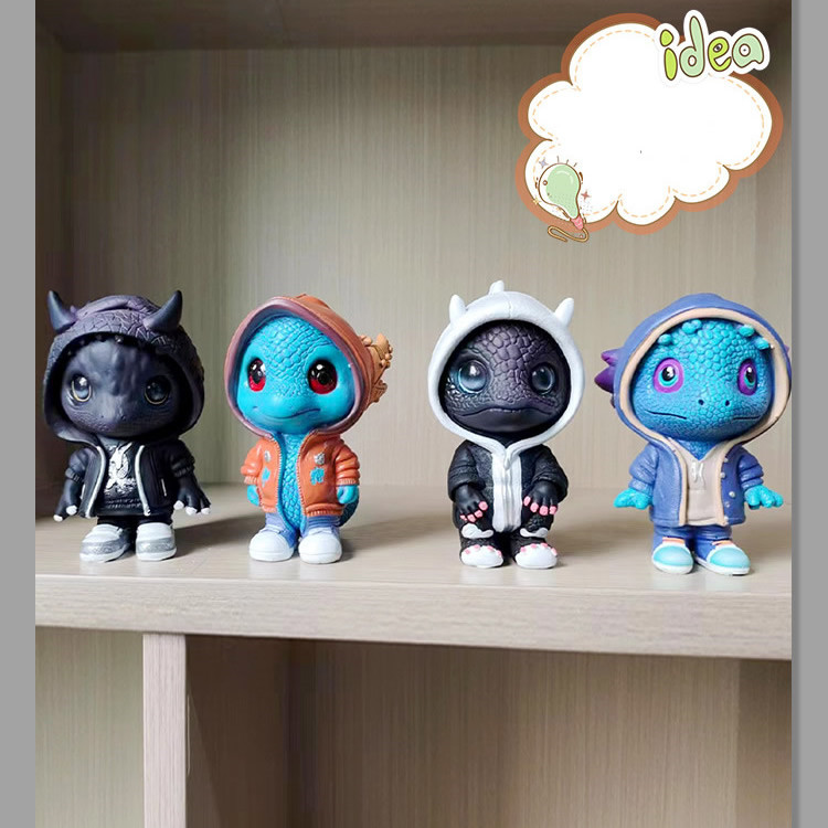 Cartoon Fire-Breathing Little Dinosaur Decorative Ornaments,Halloween Decoration