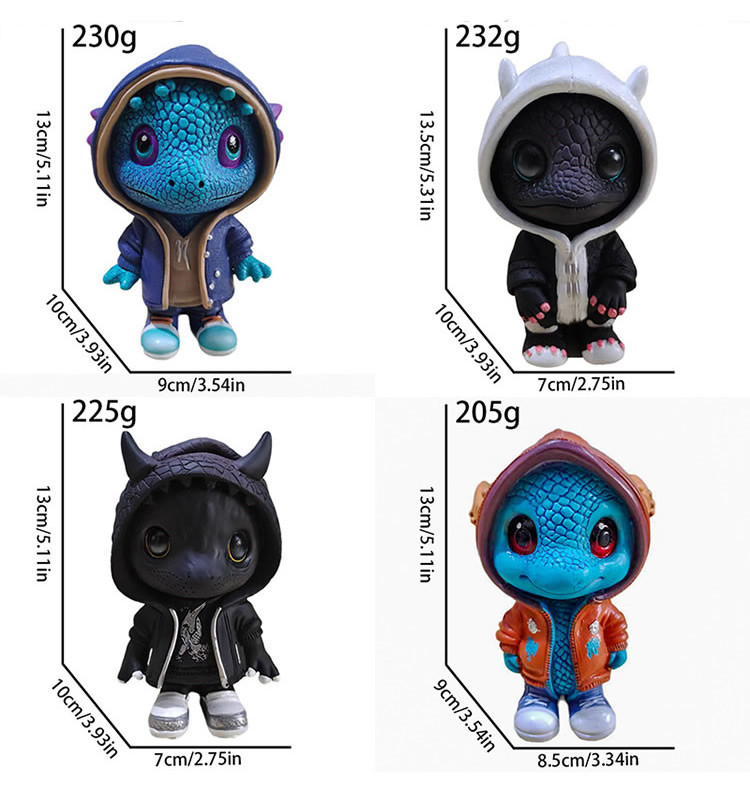 Cartoon Fire-Breathing Little Dinosaur Decorative Ornaments,Halloween Decoration