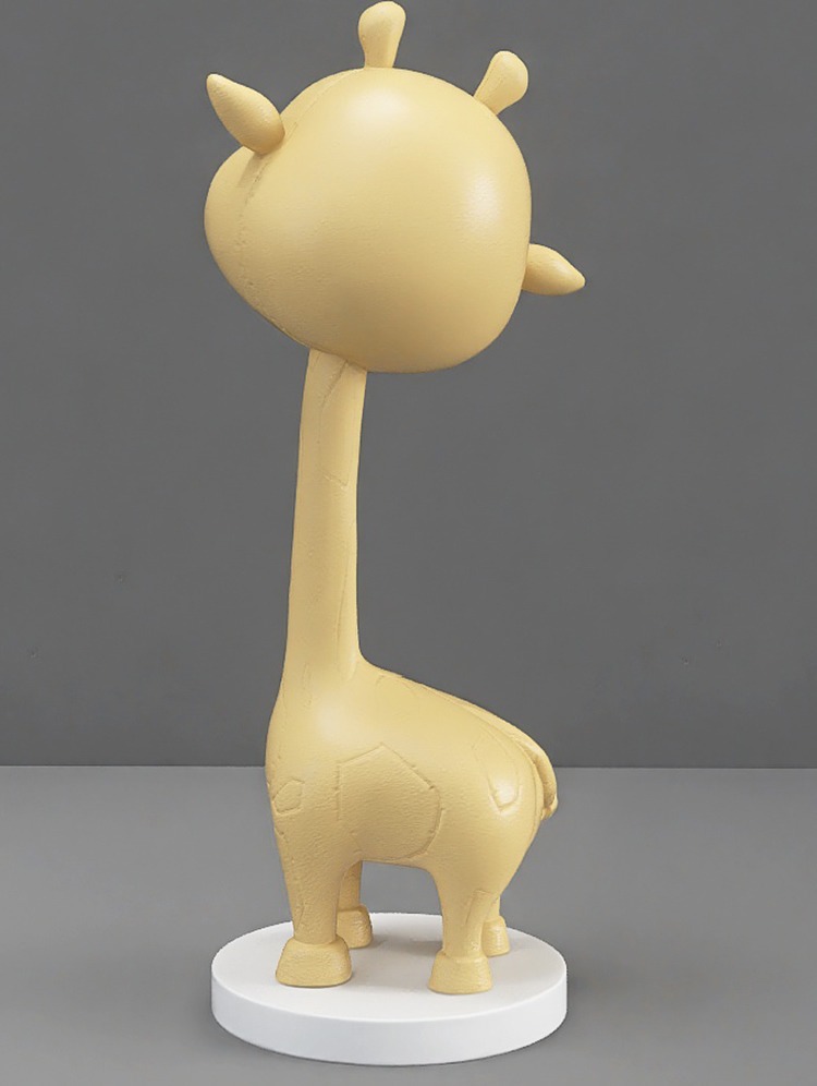 Cartoon Giraffe Paper Towel Holder, Desktop Decor