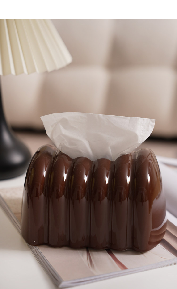 Creative Chocolate Ceramic Tissue Box