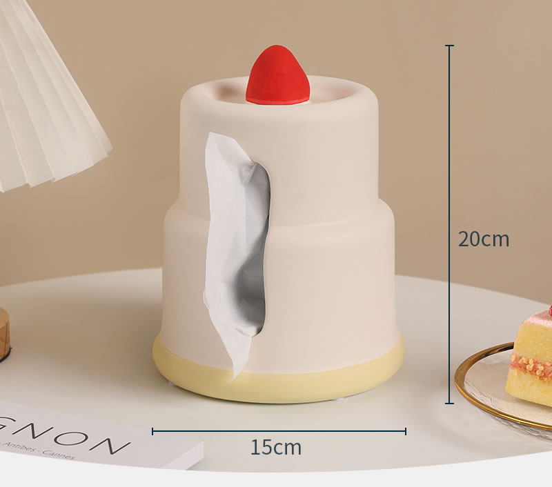 Creative Home Decoration Cake Tissue Box