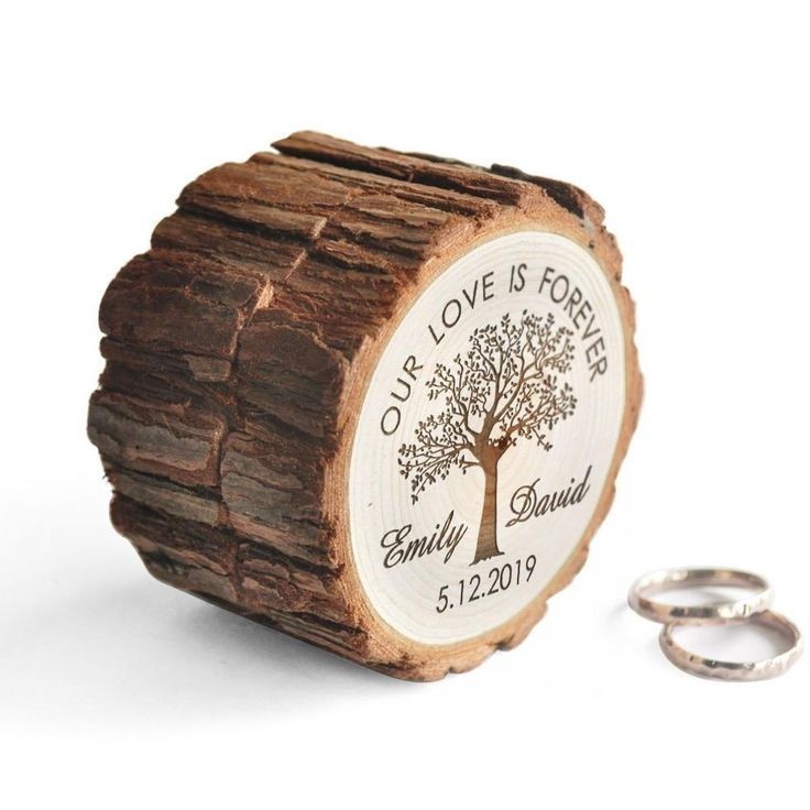 Custom Wooden Jewelry Ring Storage Gift Box