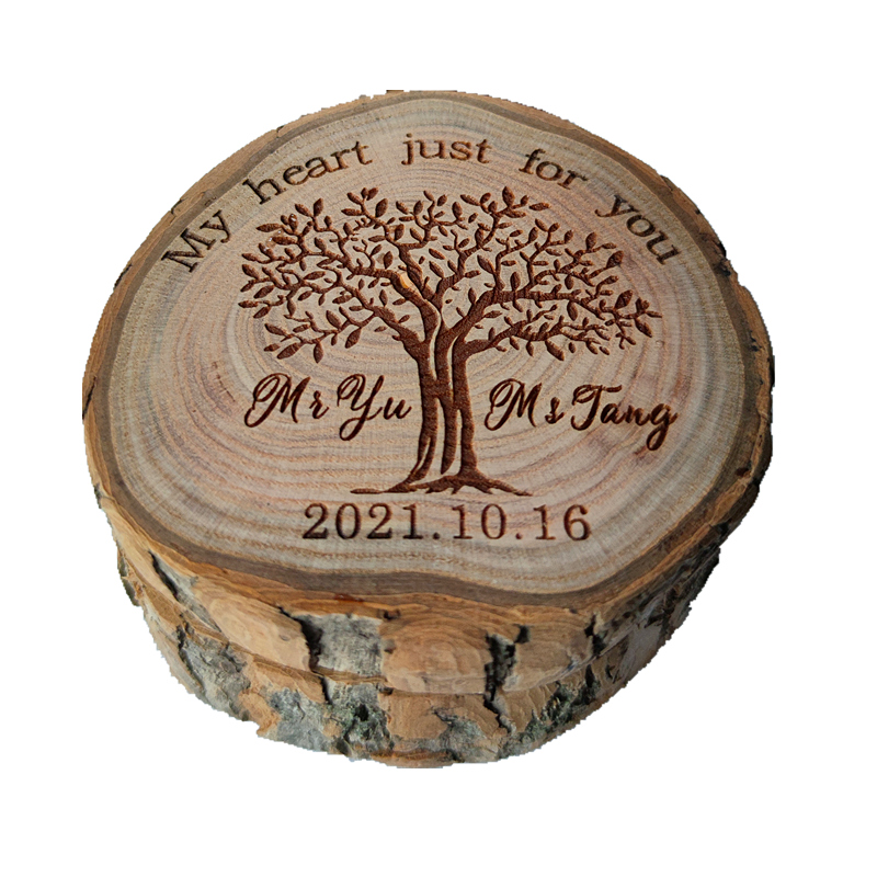 Custom Wooden Jewelry Ring Storage Gift Box