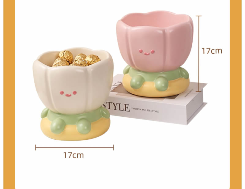 Cute Cartoon Flower Desktop Organizer