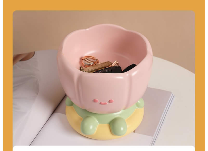 Cute Cartoon Flower Desktop Organizer