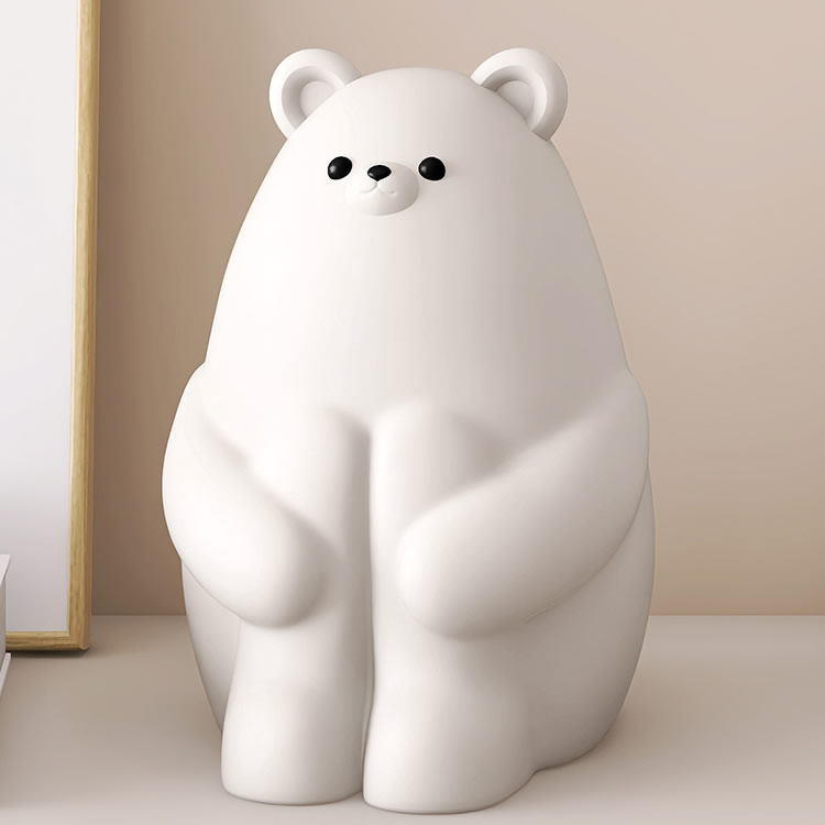 Cute Cartoon Hugging Bear Tissue Box
