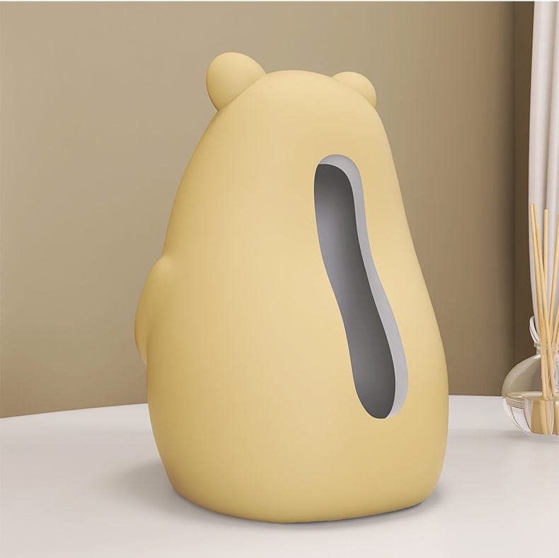 Cute Cartoon Hugging Bear Tissue Box