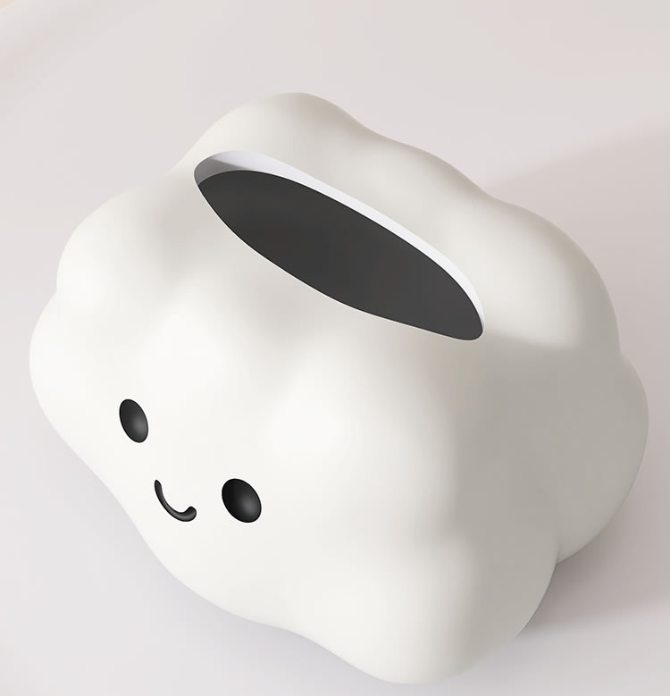 Cute Cloud Smiley Tissue Box