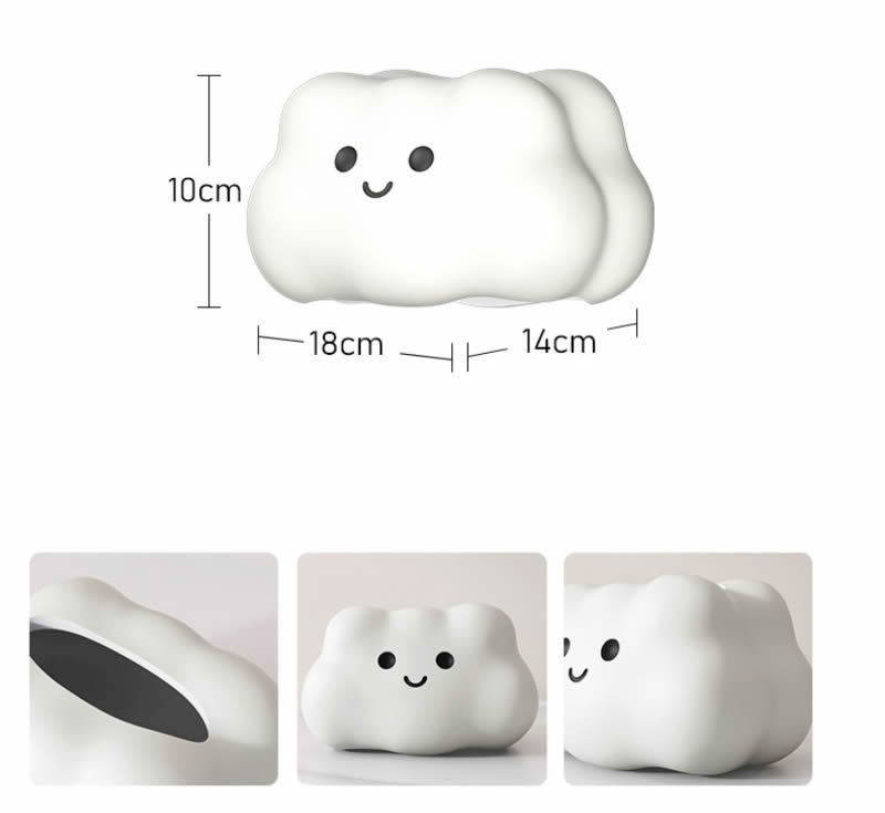 Cute Cloud Smiley Tissue Box