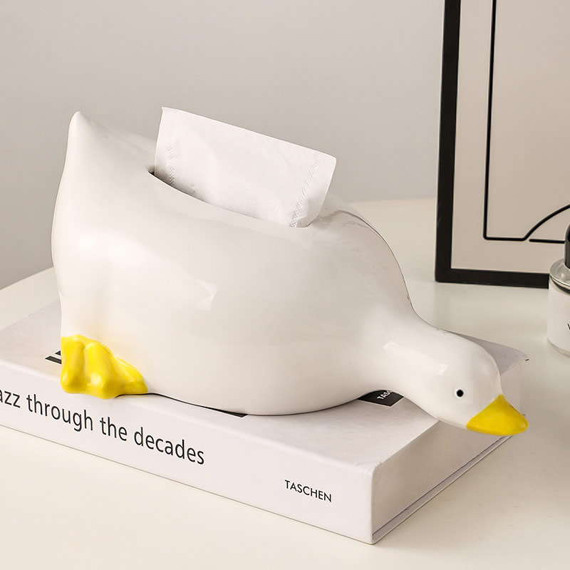 Duck Tissue Box , Home Desktop Decorative