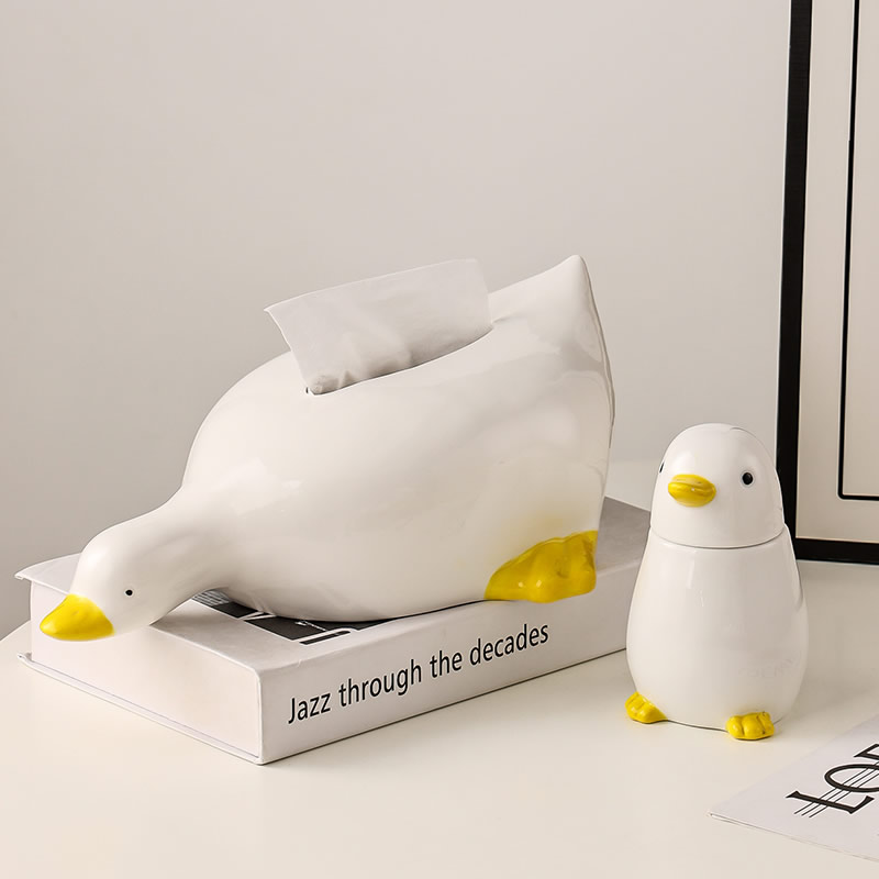 Duck Tissue Box , Home Desktop Decorative