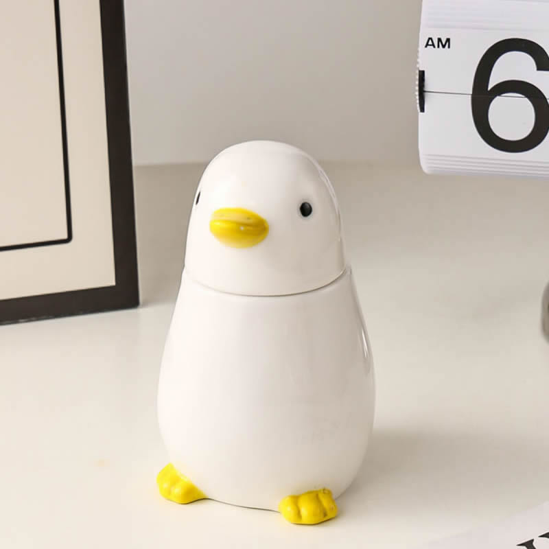 Duck Toothpick Holder, Cotton Swab Organizer