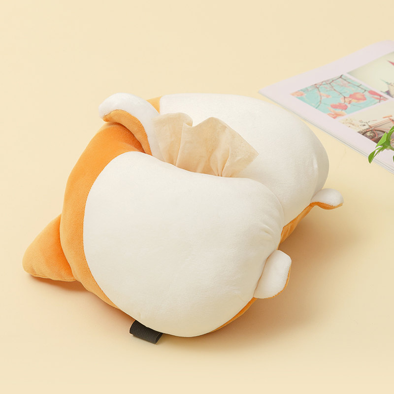 Fun Plush Shiba Inu Dog Butt Tissue Box