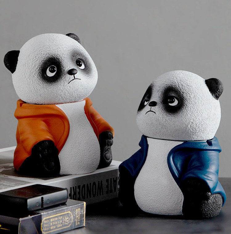 Funny Big Eyes Panda Ashtray