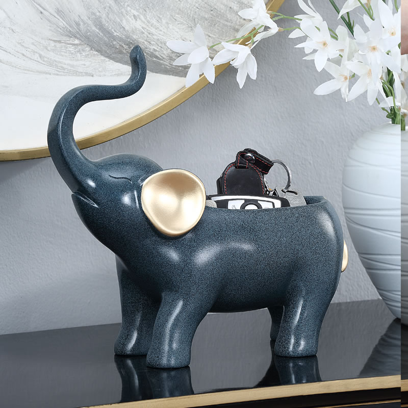 Happy Elephant Desktop Organize Storage Box