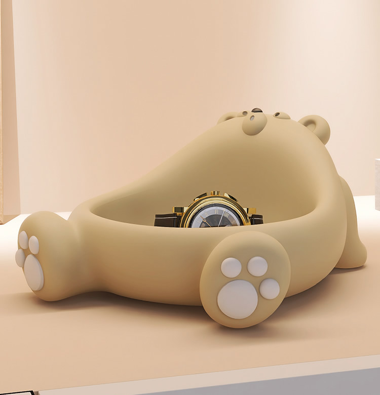 Lazy Big Belly Bear Desk Organizing Storage Box