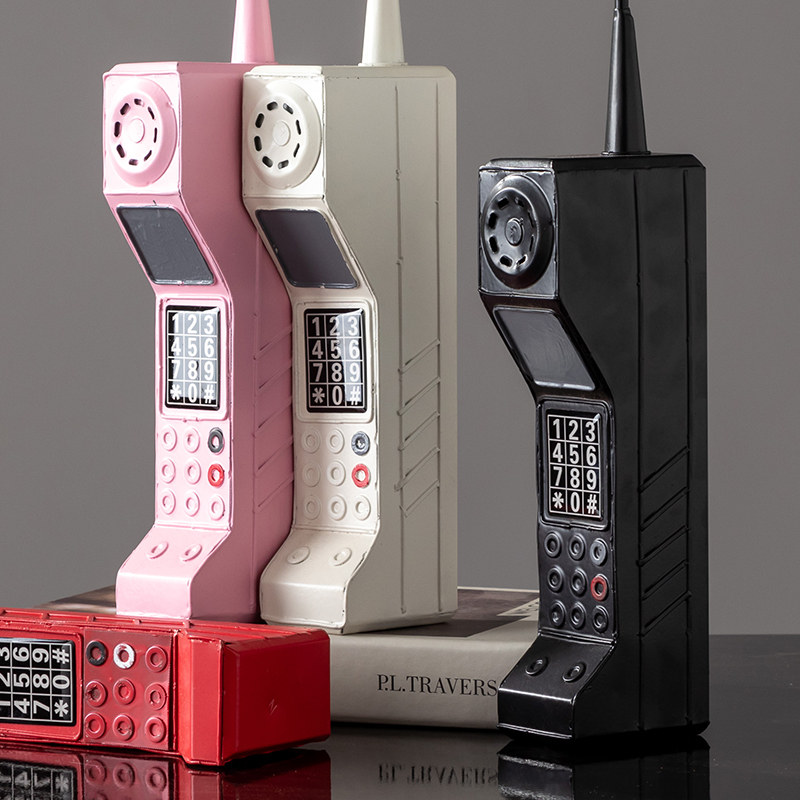 Nostalgic Vintage Handheld Telephone Model