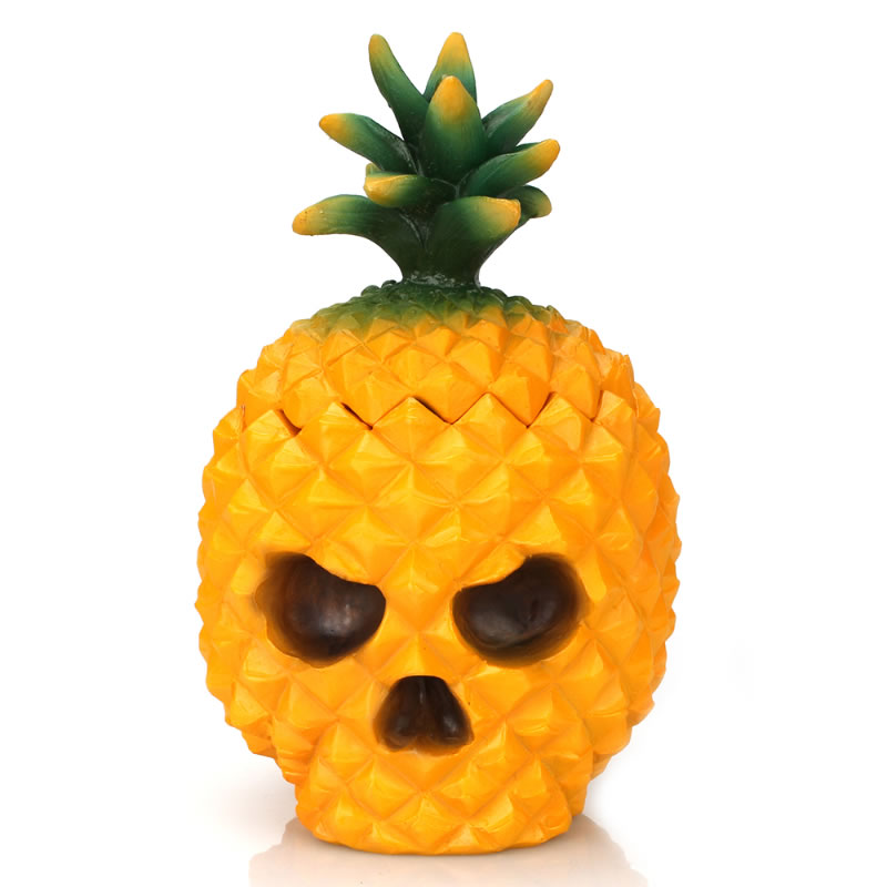 Pineapple Skull Decoration Storage Box