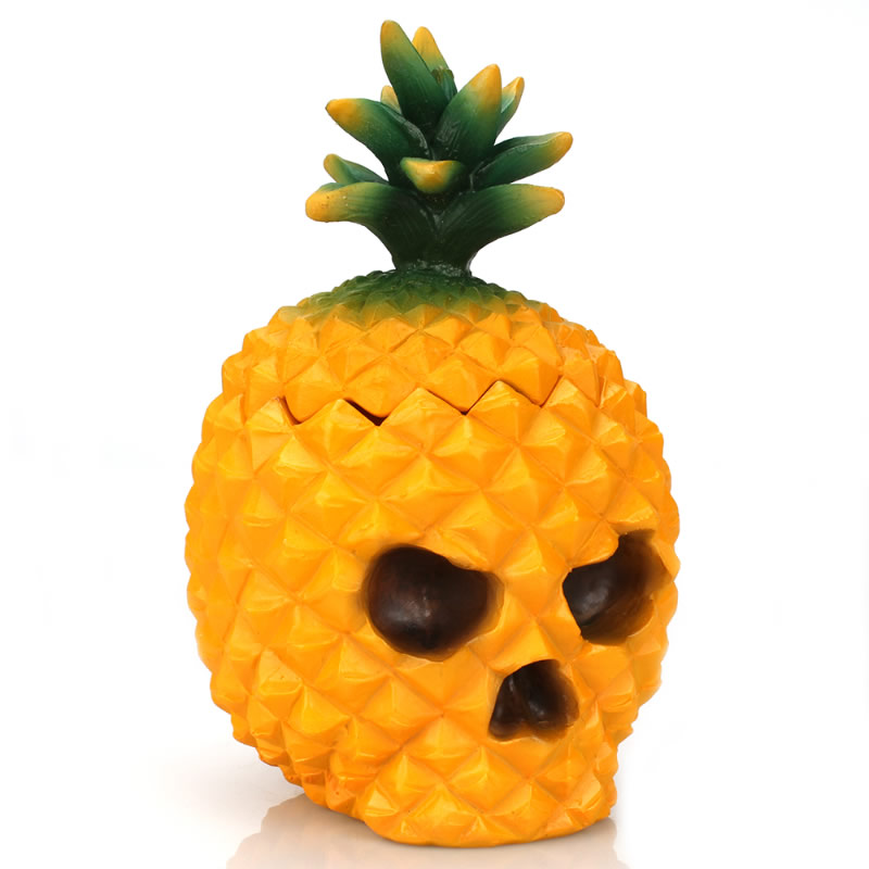 Pineapple Skull Decoration Storage Box