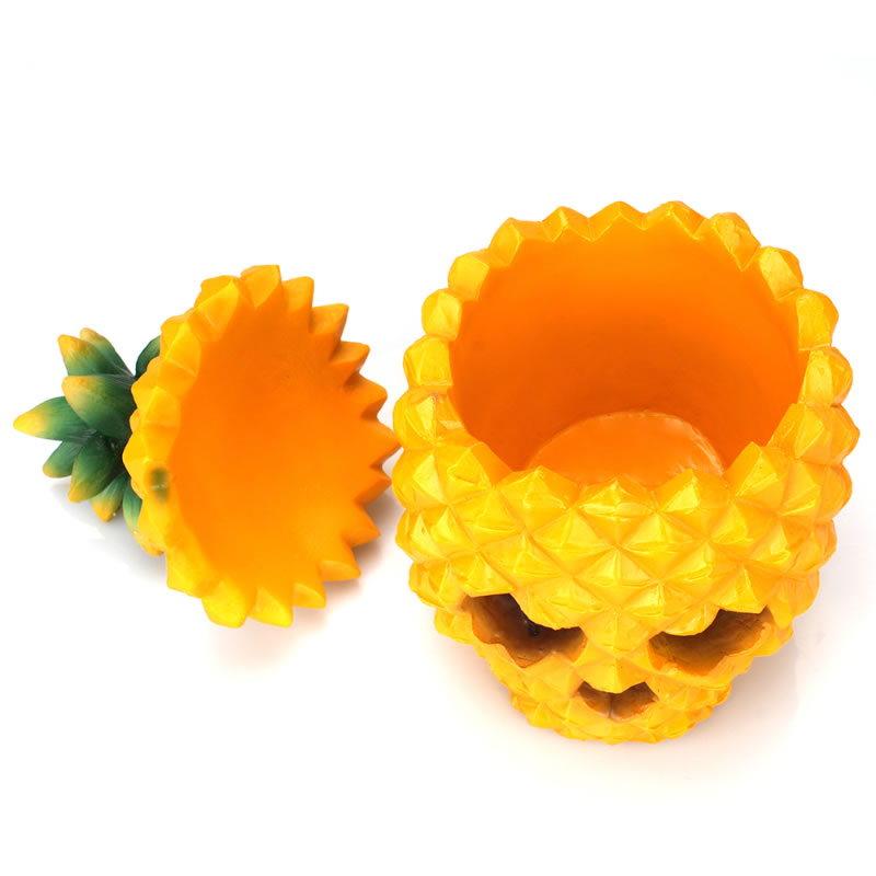 Pineapple Skull Decoration Storage Box