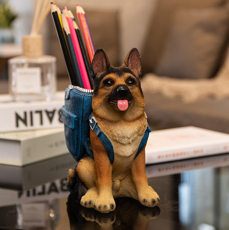 Playful Dog Pen Holder,Office Organization