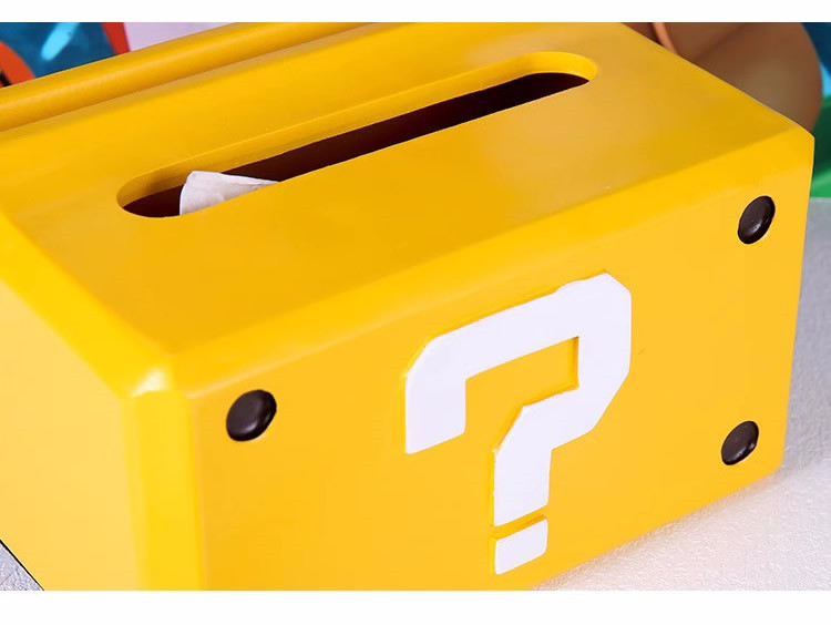 Question Mark Tissue Box With Phone Stand