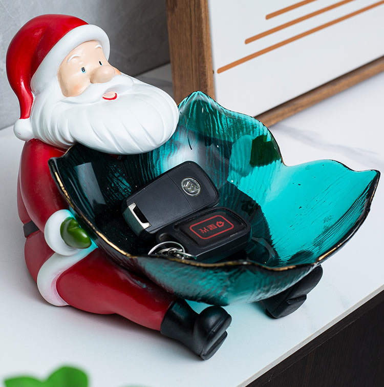 Santa Claus Desktop Storage Tray