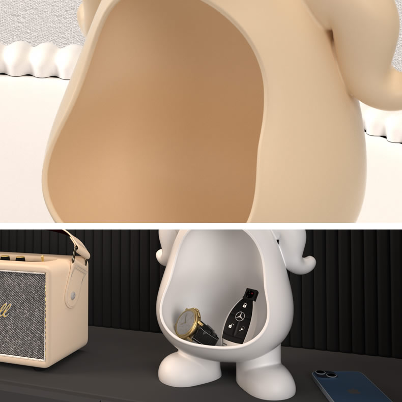 Sunglasses Rabbit Desktop Decoration Storage Box