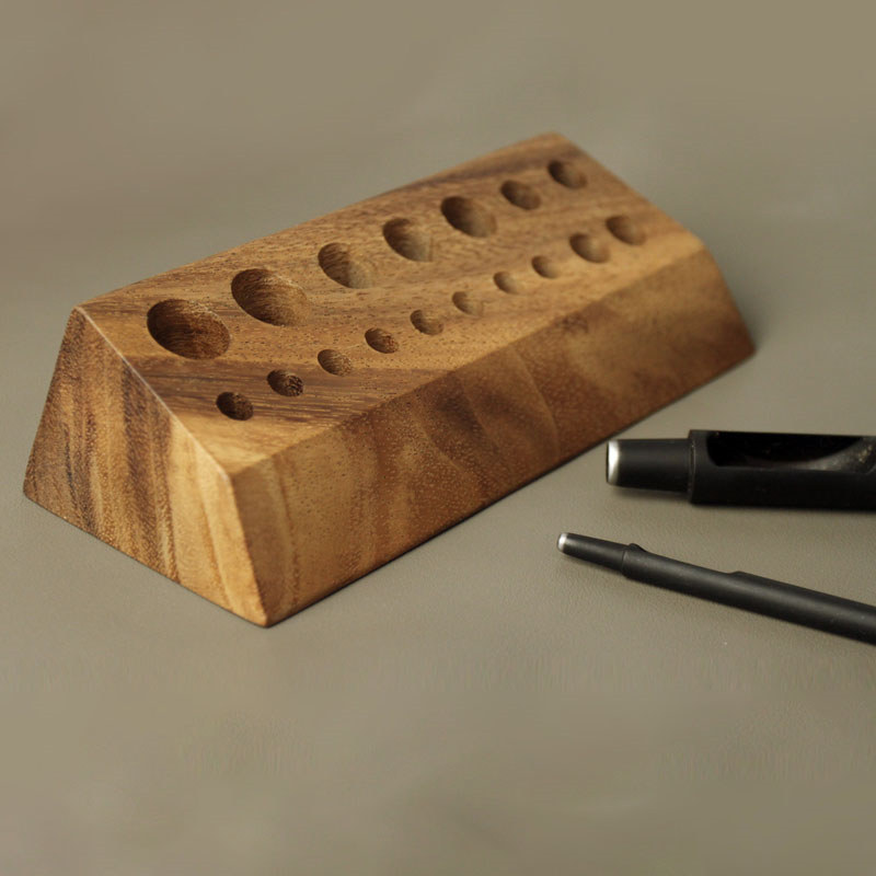 Wooden Multiple Holes Tool Storage