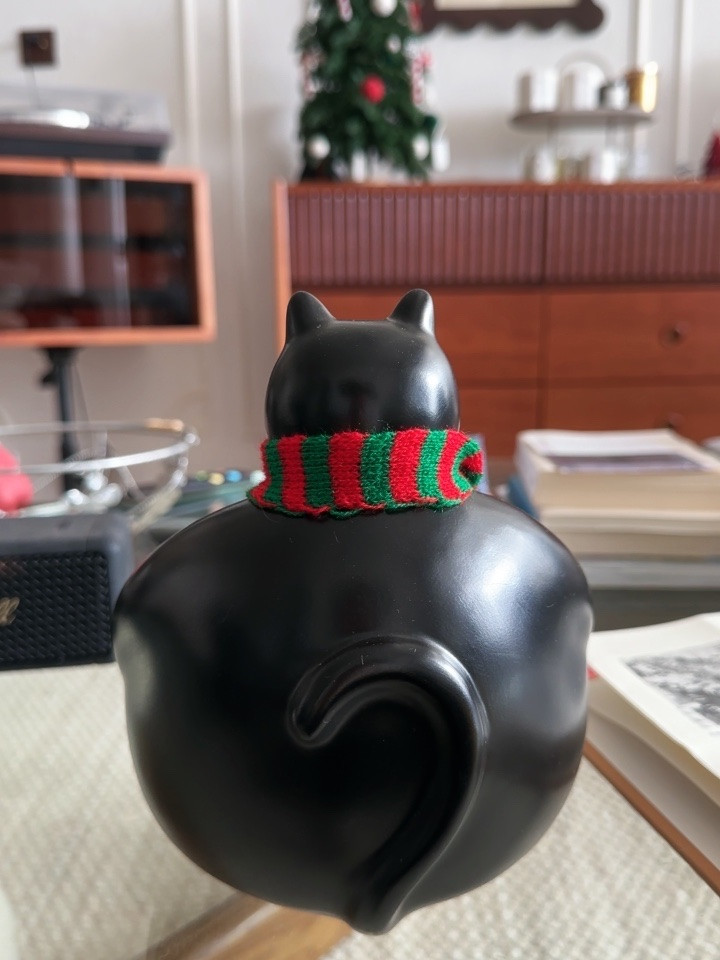 Big Painted Face Cat Storage Tray, Desktop Decoration Organezie