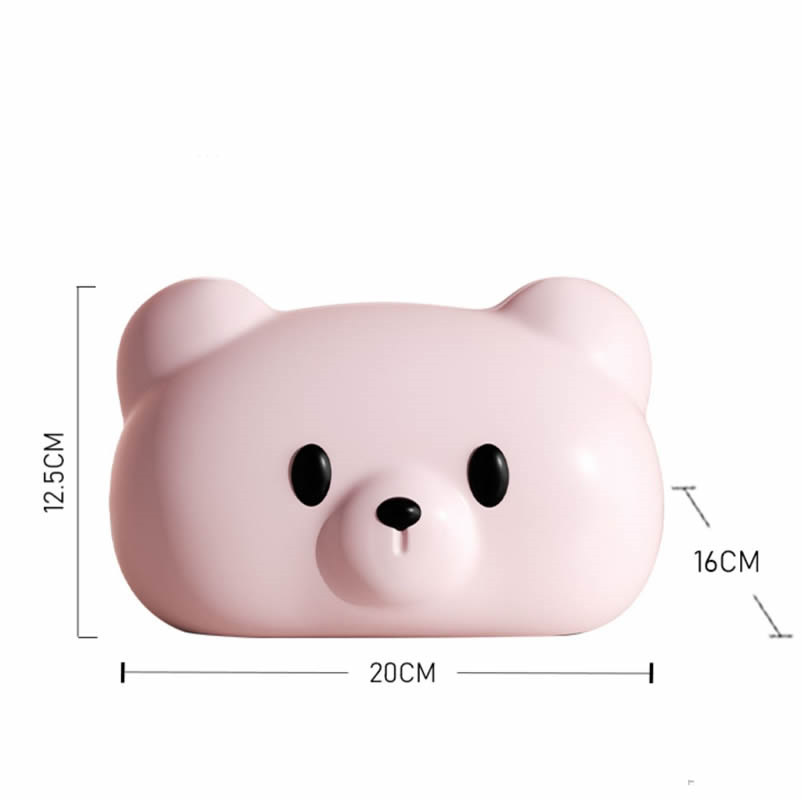 Cute Cartoon Bear Tissue Box Holder,Living Room Bedroom Decoration