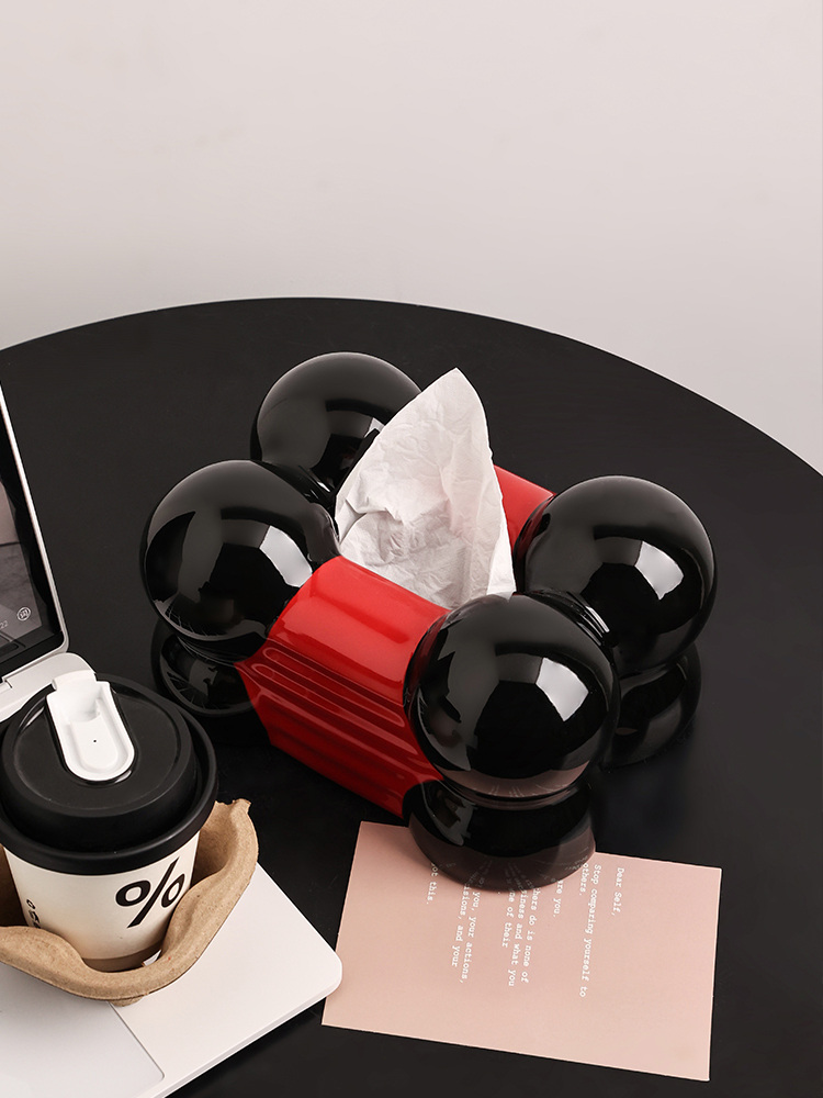 Modern Simple Art Tissue Box, Creative Home Decoration